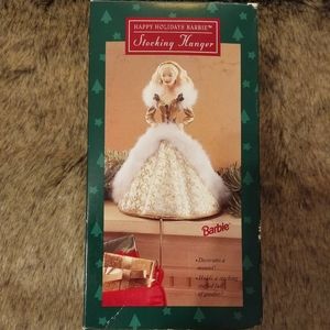 Hallmark Happy Holidays Barbie Stocking Holder